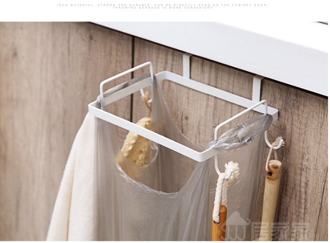 Wrought Iron Trash Can Hanger