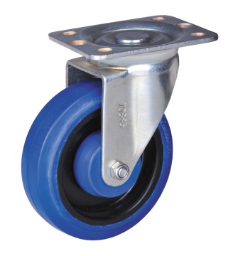 150mm swivel caster with rubber wheel