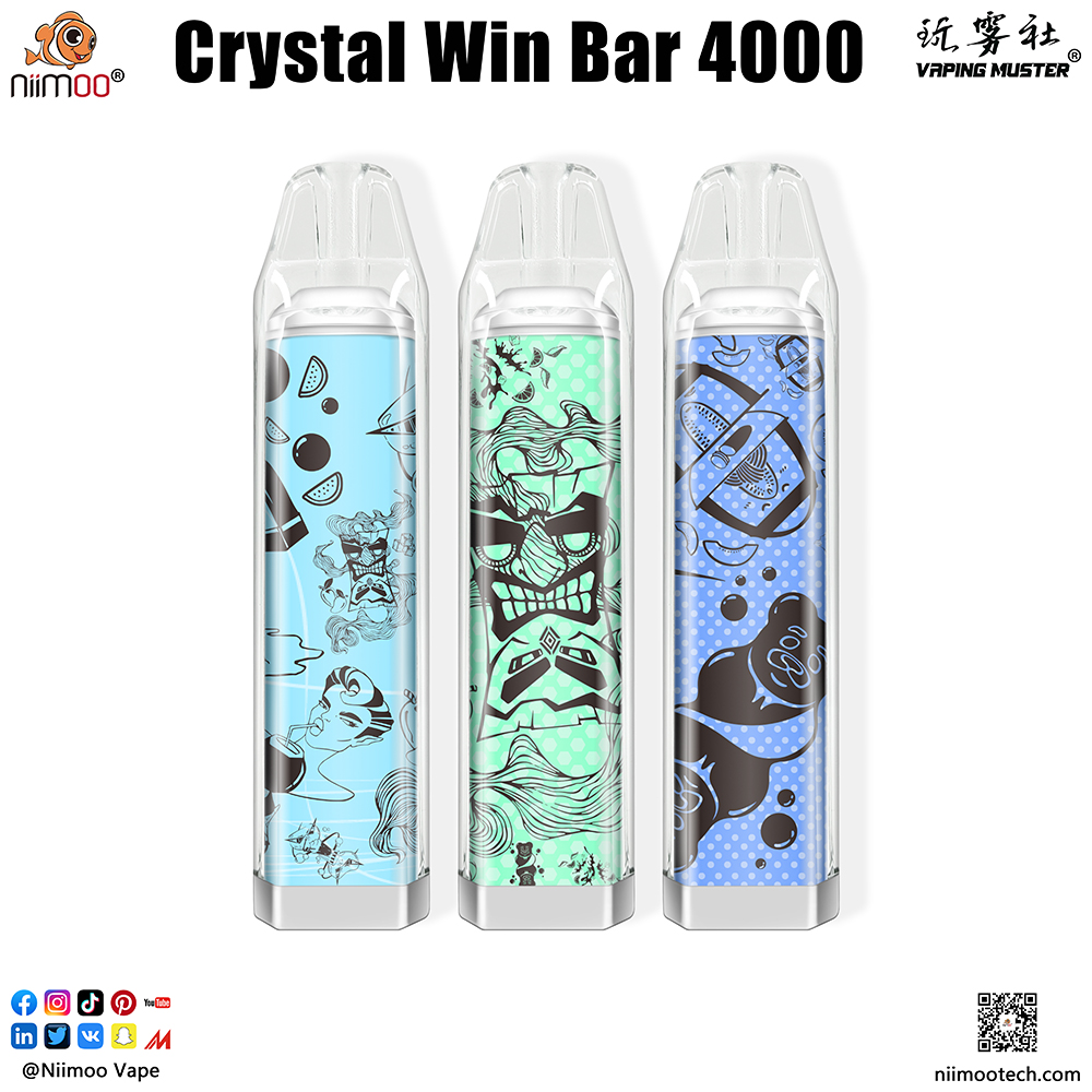 Vaping Muster Crystal Vape Pod Disposable Vape