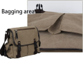خمر الرجال Messenger Bagswater Resistant Canavas Bag Bage