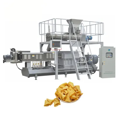 Industrial Automatic Fried Bugles Snacks Making Machine
