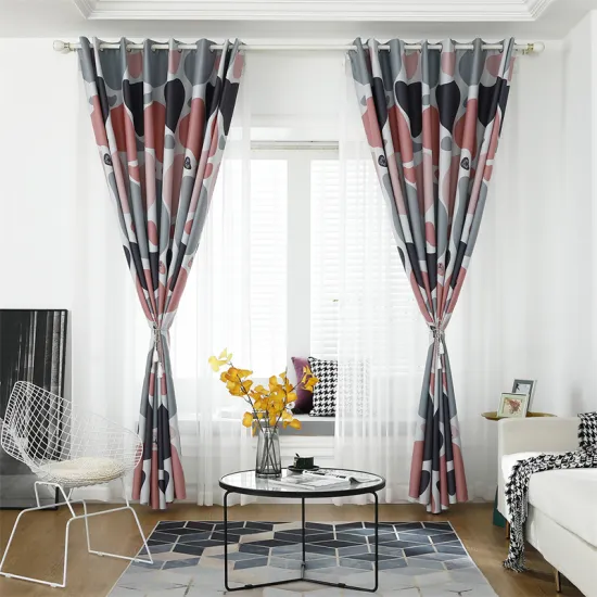 Wholesale High-Quality Modern Printed Curtains for Living Room - Best Blackout Option