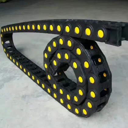 single row minitype engineering plastic cable drag chain