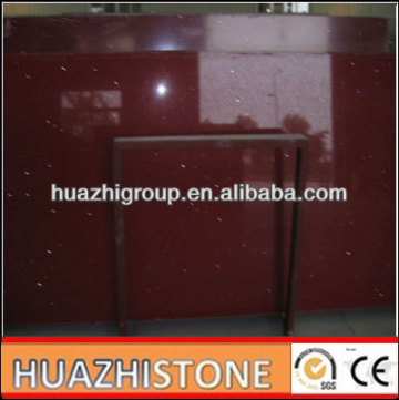 Hot sale red quartz stone slab india