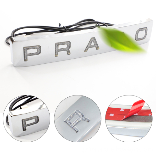 Rear License Plate LED Logo Light for Prado Toyota - Middle East Version Car Accessories Modification