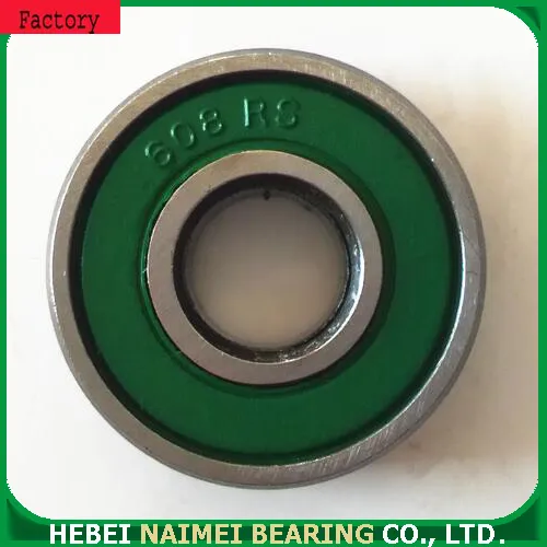 Single row ball bearing and roller 608