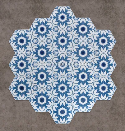 Hexagonal ceramic tiles for Floor and Wall