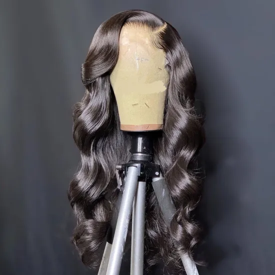 Wholesale Brazilian Loose Wave Pre Plucked Cuticle Aligned 30Inch Virgin Human Hair 13 by 4 Lace Frontal Wigs For Black Women