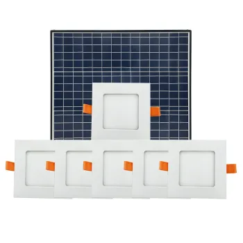 50W 120mm Solar-Powered LED Lighting Kit for Indoor Home & Office