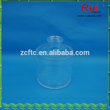 High quality pyramid round glass aromatherapy bottle,be used to fresh air