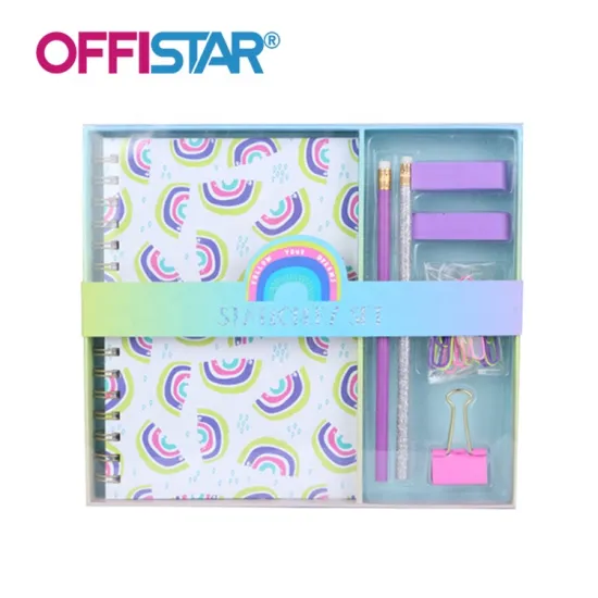 Custom School Pencil Promotion Stationery Set with Notebook