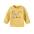 Girl's Cute Baby sweater With Hood And Collar