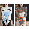 women's autumn winter full wool knitted pullover