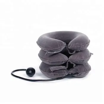 Adjustable hard cervical soft neck traction collar