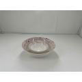 pink pattern ceramic bowl
