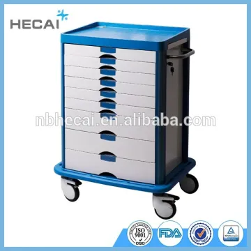LS-700C ABS Hospital Medicine trolley/ Drug Trolley/ Cart