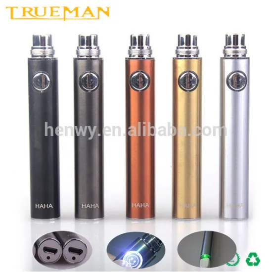 Cheap price wholesale HAHA battery bottom 5pin usb port passthrough battery