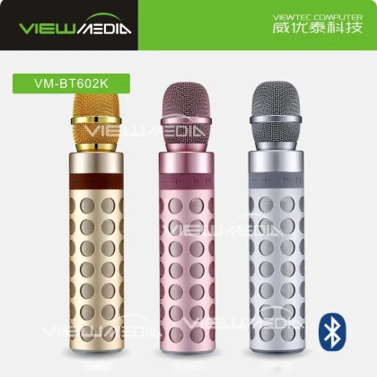 VM-BT602K audio accessories 2017 microphone bluetooth speaker for KTV Use