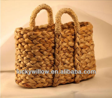 natural straw storage basket atavistic