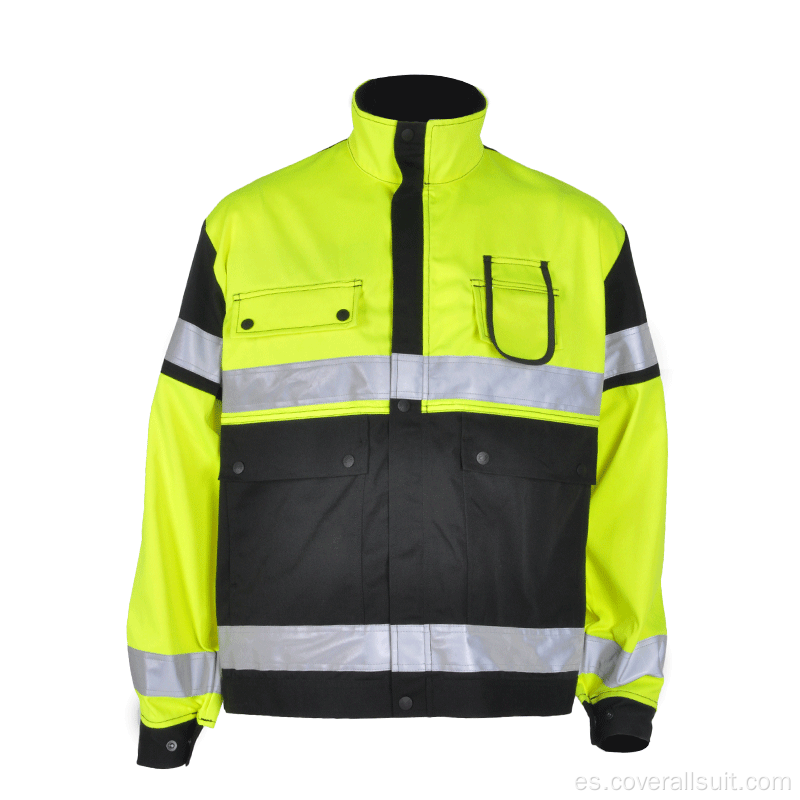 chaquetas impermeables del desgaste del trabajo de la seguridad de la seguridad