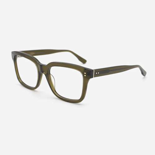 Square Full-rim Acetate Unisex Optical Frames 23A3158