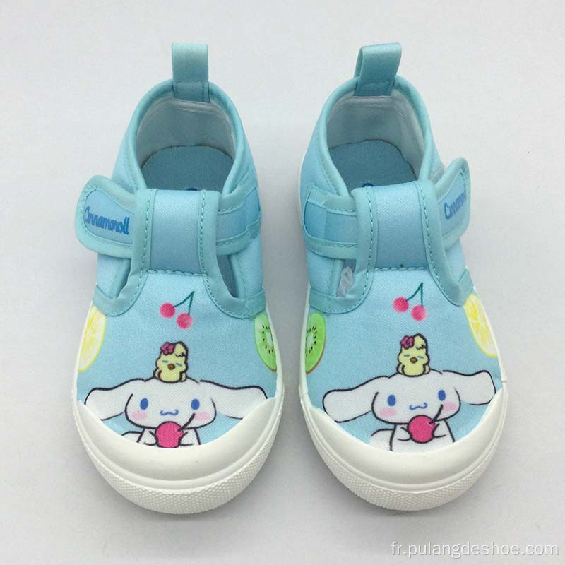 chaussures de bébé mignonnes chaussures de toile fille colorées