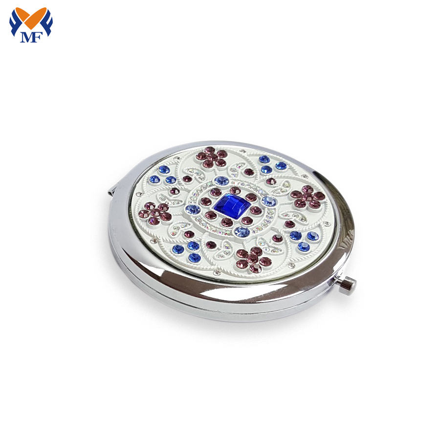 Rhinestone Pocket Mirror