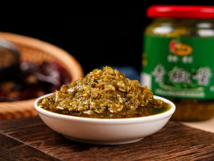 Green pepper sauce a specialty of Guizhou