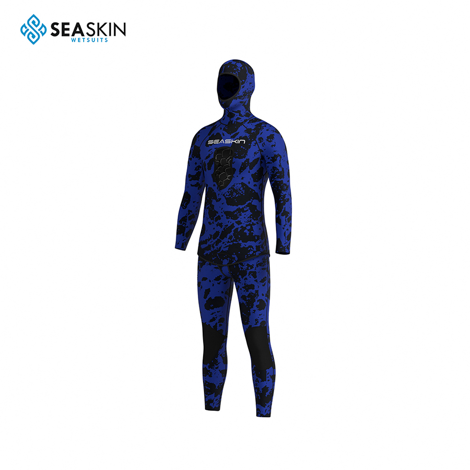 Seaskin สองชิ้น 3 มม. Neoprene Diving Wetsuit Wetsuit