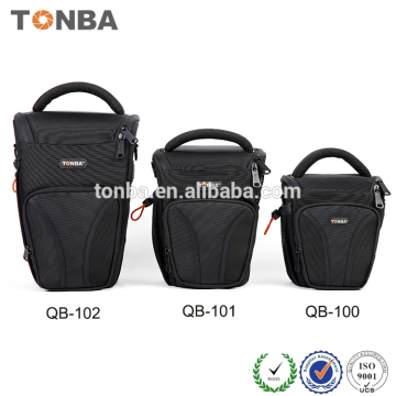 Black DSLR SLR Digital Black Single-shoulder Camera Video Bag for standard/ wide-angle Nikon 24-70mm 70-200mm lenses