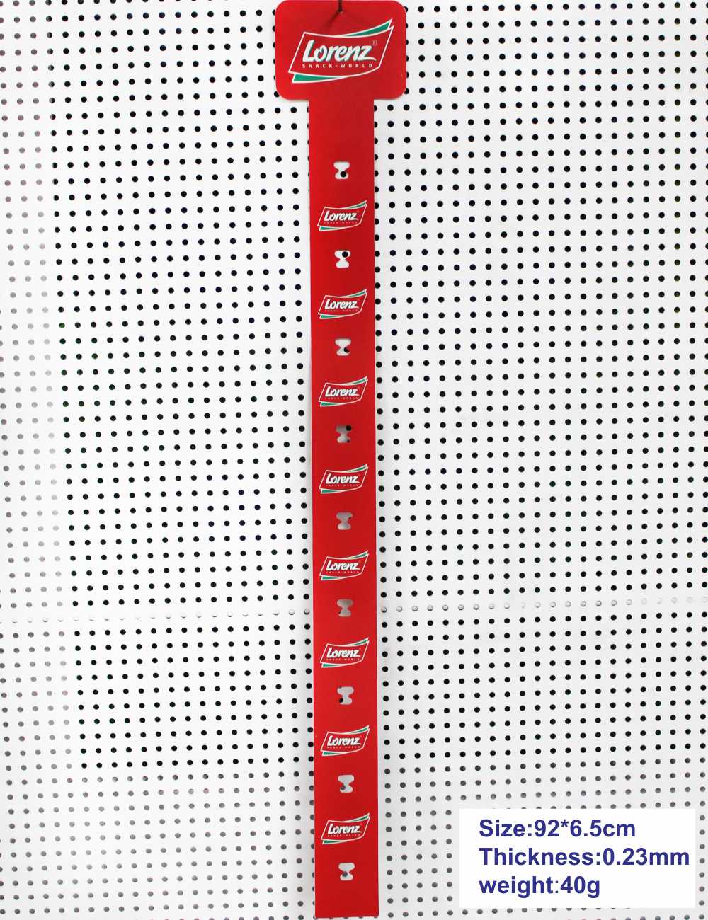 Pvc 015 Red Hanging Strip