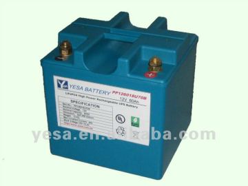 Lithium Iron Phosphate Battery Pack for UPS 12V/60AH 24V/30AH