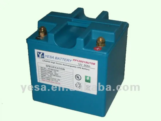 Lithium Iron Phosphate Battery Pack for UPS 12V/60AH 24V/30AH