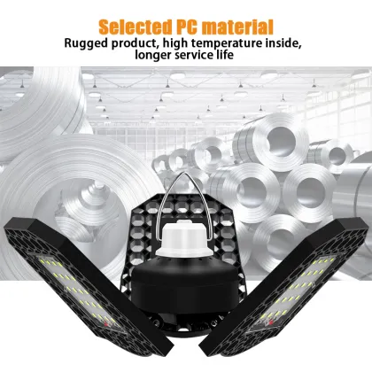 Adjustable Waterproof LED Garage Lights - Solar-Powered LED Garden Lights