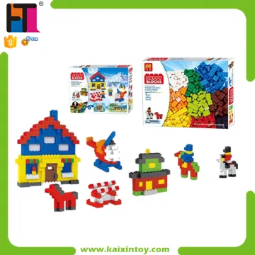 650 PCS Kids Creative Mini Plastic Solid Plastic Blocks