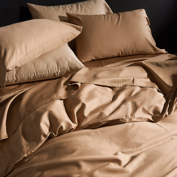 Superior Quality Cotton Pure Color Four-piece Bedding set