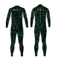 Zeegeachtheren 3/2 mm rug zip camo spearfishing wetsuit