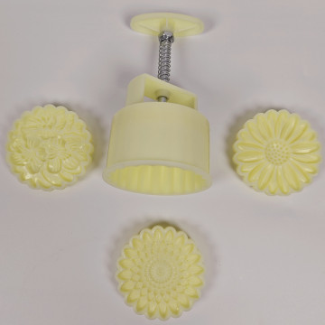 Hot Selling Plastic Hand Mooncakes Mold Stamp Plastic Food Set Moon Cake Mould