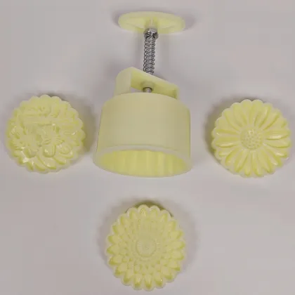 Hot Selling Plastic Hand Mooncakes Mold Stamp Plastic Food Set Moon Cake Mould
