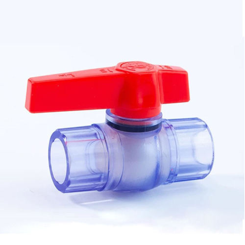 Katup Bola PVC Bening untuk Kontrol Cairan
