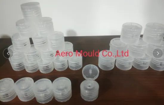 Plastic flip top cap mould