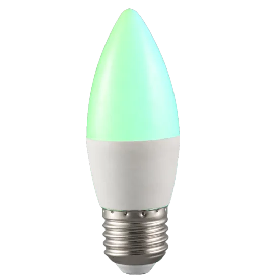 Quality Certified Indoor C37 E27 Base LED Candle Lighting Bulbs