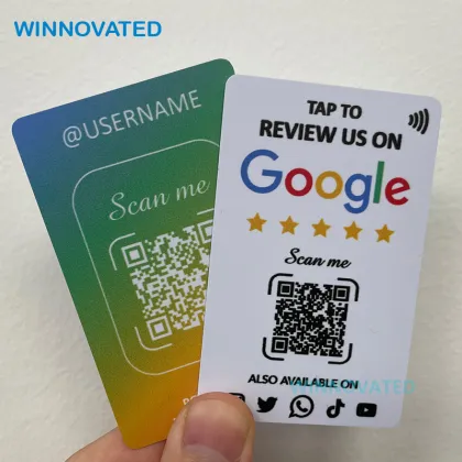 Custom Printing 13.56MHz NFC Card - Google Reviews