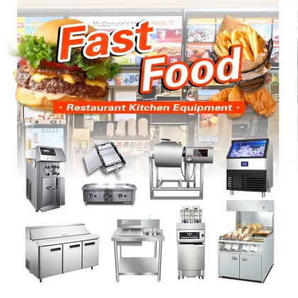 KFC and McDonald's Kitchen Equipment: Commercial Fast Food Restaurant Design