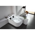 Vasca da bagno a getto indipendente Mansfield in fibra di vetro Drop Bone Color Petite Vaccino