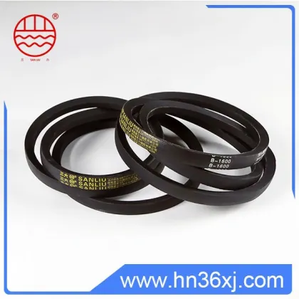 China famous brand universal three v-belt, running belt with material NR 30%