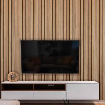 3D wall panel akupanel wooden slat acoustic panel