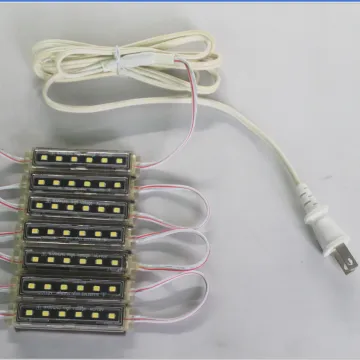 110V-220V LED Module Lights: High Voltage Plug, SMD 2835, Waterproof, and Outdoor Display