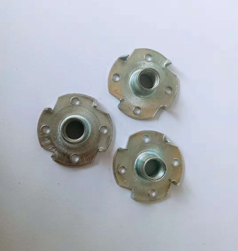 Carbon steel Fine polishing 4 holes T Nut