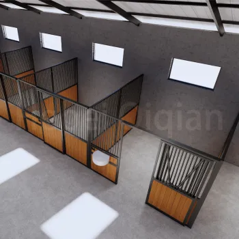 Hot Selling European Style Portable Wooden Panel Horse Stalls